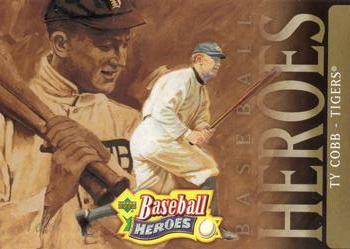 2005 Upper Deck Baseball Heroes - Gold #200 Ty Cobb Front