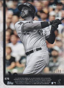 2019 Topps - Clear #676 Travis Shaw Back