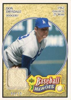 2005 Upper Deck Baseball Heroes - Memorabilia #112 Don Drysdale Front