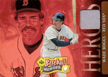 2005 Upper Deck Baseball Heroes - Memorabilia Bronze #90 Wade Boggs Sox Front