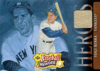 2005 Upper Deck Baseball Heroes - Memorabilia Bronze #100 Yogi Berra Front
