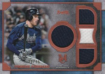 2019 Topps Museum Collection - Single-Player Primary Pieces Quad Relics Copper #SPQR-FF Freddie Freeman Front