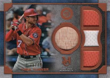 2019 Topps Museum Collection - Single-Player Primary Pieces Quad Relics Copper #SPQR-TT Trea Turner Front
