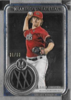 2019 Topps Museum Collection - Meaningful Material Relics #MMR-ZG Zack Greinke Front