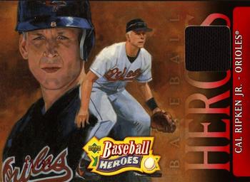 2005 Upper Deck Baseball Heroes - Memorabilia Red #15 Cal Ripken Jr. Front