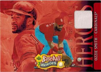2005 Upper Deck Baseball Heroes - Memorabilia Red #50 Ozzie Smith Front