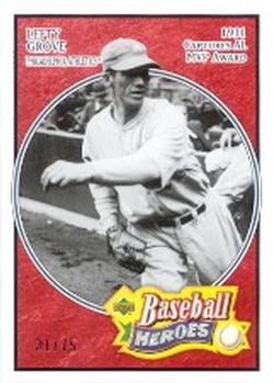 2005 Upper Deck Baseball Heroes - Red #147 Lefty Grove Front