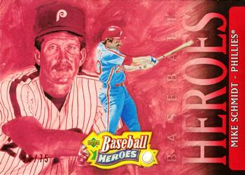2005 Upper Deck Baseball Heroes - Red #45 Mike Schmidt Front