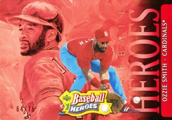 2005 Upper Deck Baseball Heroes - Red #50 Ozzie Smith Front