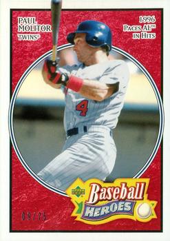 2005 Upper Deck Baseball Heroes - Red #53 Paul Molitor Front