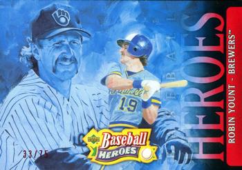 2005 Upper Deck Baseball Heroes - Red #65 Robin Yount Front