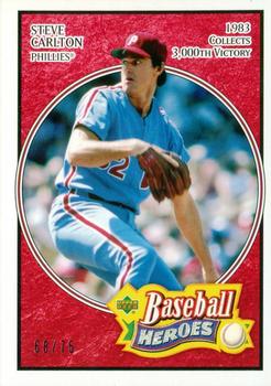 2005 Upper Deck Baseball Heroes - Red #78 Steve Carlton Front