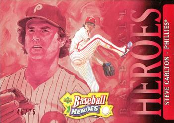 2005 Upper Deck Baseball Heroes - Red #80 Steve Carlton Front