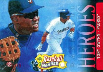 2005 Upper Deck Baseball Heroes - Red #85 Tony Gwynn Front