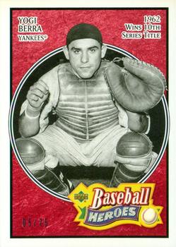2005 Upper Deck Baseball Heroes - Red #99 Yogi Berra Front