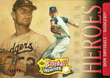 2005 Upper Deck Baseball Heroes - Red #115 Don Drysdale Front