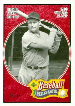 2005 Upper Deck Baseball Heroes - Red #133 Jimmie Foxx Sox Front