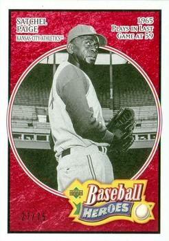 2005 Upper Deck Baseball Heroes - Red #184 Satchel Paige Front