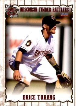 2019 Choice Wisconsin Timber Rattlers #24 Brice Turang Front