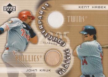 2005 Upper Deck Classics - Counterparts Materials #CC-KH John Kruk / Kent Hrbek Front
