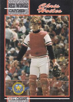 1990 Rochester Red Wings #4 Chris Hoiles Front