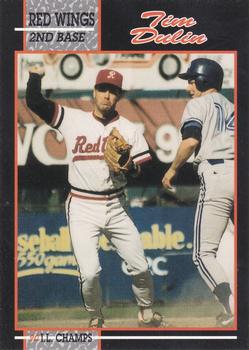 1990 Rochester Red Wings #5 Tim Dulin Front