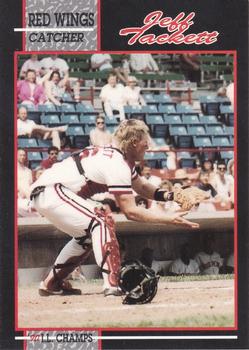 1990 Rochester Red Wings #13 Jeff Tackett Front