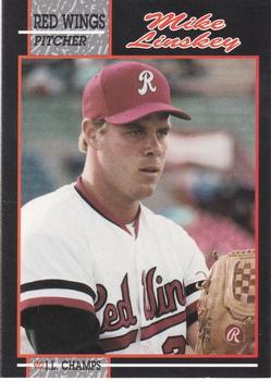 1990 Rochester Red Wings #20 Mike Linskey Front