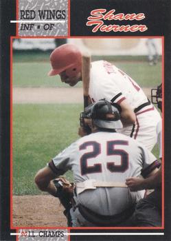 1990 Rochester Red Wings #22 Shane Turner Front