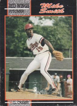 1990 Rochester Red Wings #23 Mike Smith Front