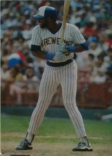 1983 Mr. Z's Pizza Milwaukee Brewers 5x7 Photos #NNO Cecil Cooper Front
