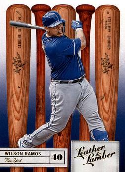 2019 Panini Leather & Lumber - Retail Embossed Gold #59 Wilson Ramos Front