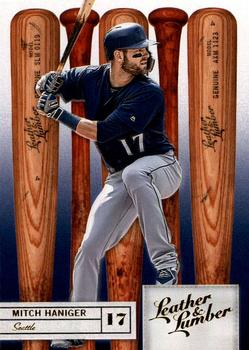 2019 Panini Leather & Lumber - Retail Embossed Gold #84 Mitch Haniger Front