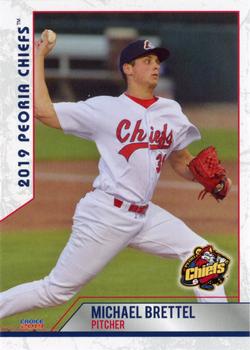 2019 Choice Peoria Chiefs #3 Michael Brettell Front