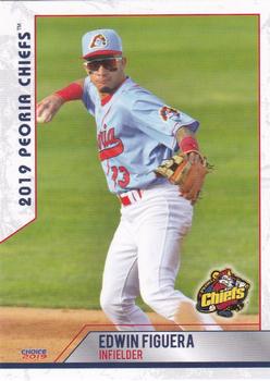 2019 Choice Peoria Chiefs #10 Edwin Figuera Front