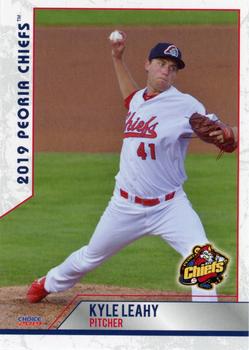 2019 Choice Peoria Chiefs #13 Kyle Leahy Front