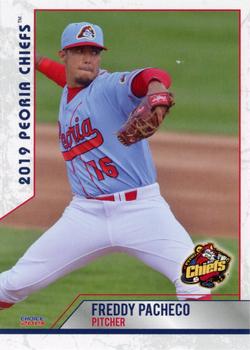 2019 Choice Peoria Chiefs #16 Freddy Pacheco Front