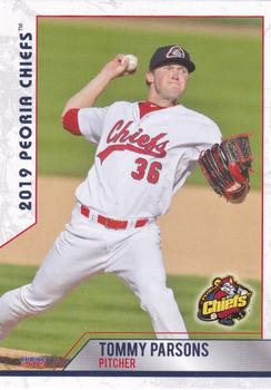 2019 Choice Peoria Chiefs #17 Tommy Parsons Front
