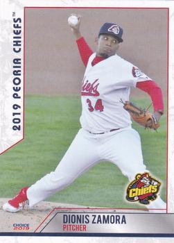 2019 Choice Peoria Chiefs #29 Dionis Zamora Front