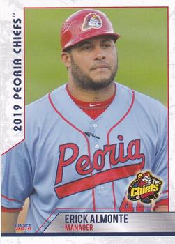 2019 Choice Peoria Chiefs #30 Erick Almonte Front