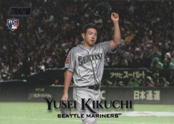 2019 Stadium Club - Black Foil #274 Yusei Kikuchi Front