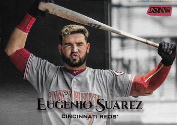 2019 Stadium Club - Red Foil #20 Eugenio Suarez Front