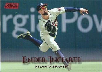 2019 Stadium Club - Red Foil #40 Ender Inciarte Front