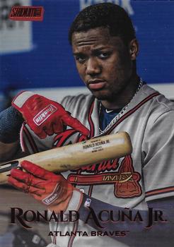 2019 Stadium Club - Red Foil #56 Ronald Acuña Jr. Front