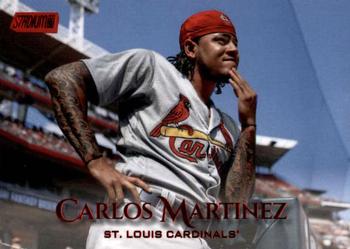 2019 Stadium Club - Red Foil #277 Carlos Martinez Front