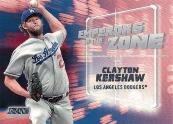 2019 Stadium Club - Emperors of the Zone #EZ-3 Clayton Kershaw Front