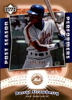 2005 Upper Deck Classics - Post Season Performers #PP-DS Darryl Strawberry Front
