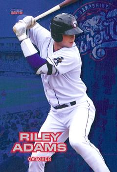 2019 Choice New Hampshire Fisher Cats #1 Riley Adams Front