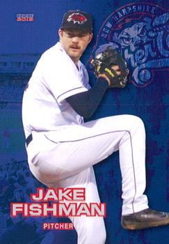 2019 Choice New Hampshire Fisher Cats #8 Jake Fishman Front