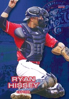 2019 Choice New Hampshire Fisher Cats #11 Ryan Hissey Front